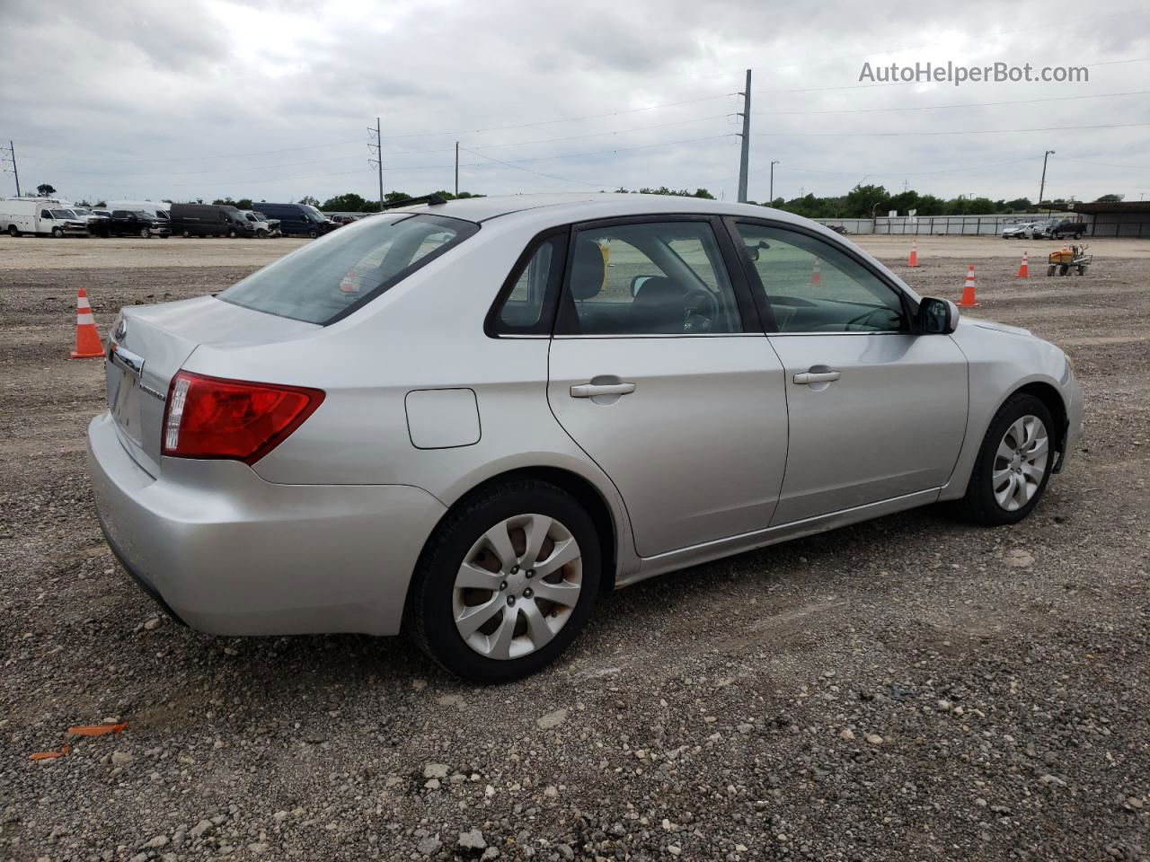 2009 Subaru Impreza 2.5i Silver vin: JF1GE61679G501659