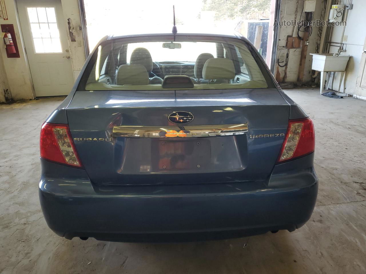 2009 Subaru Impreza 2.5i Синий vin: JF1GE61679H514311