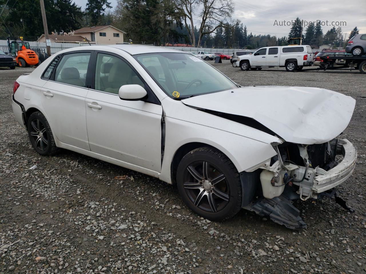 2009 Subaru Impreza 2.5i White vin: JF1GE61679H516799