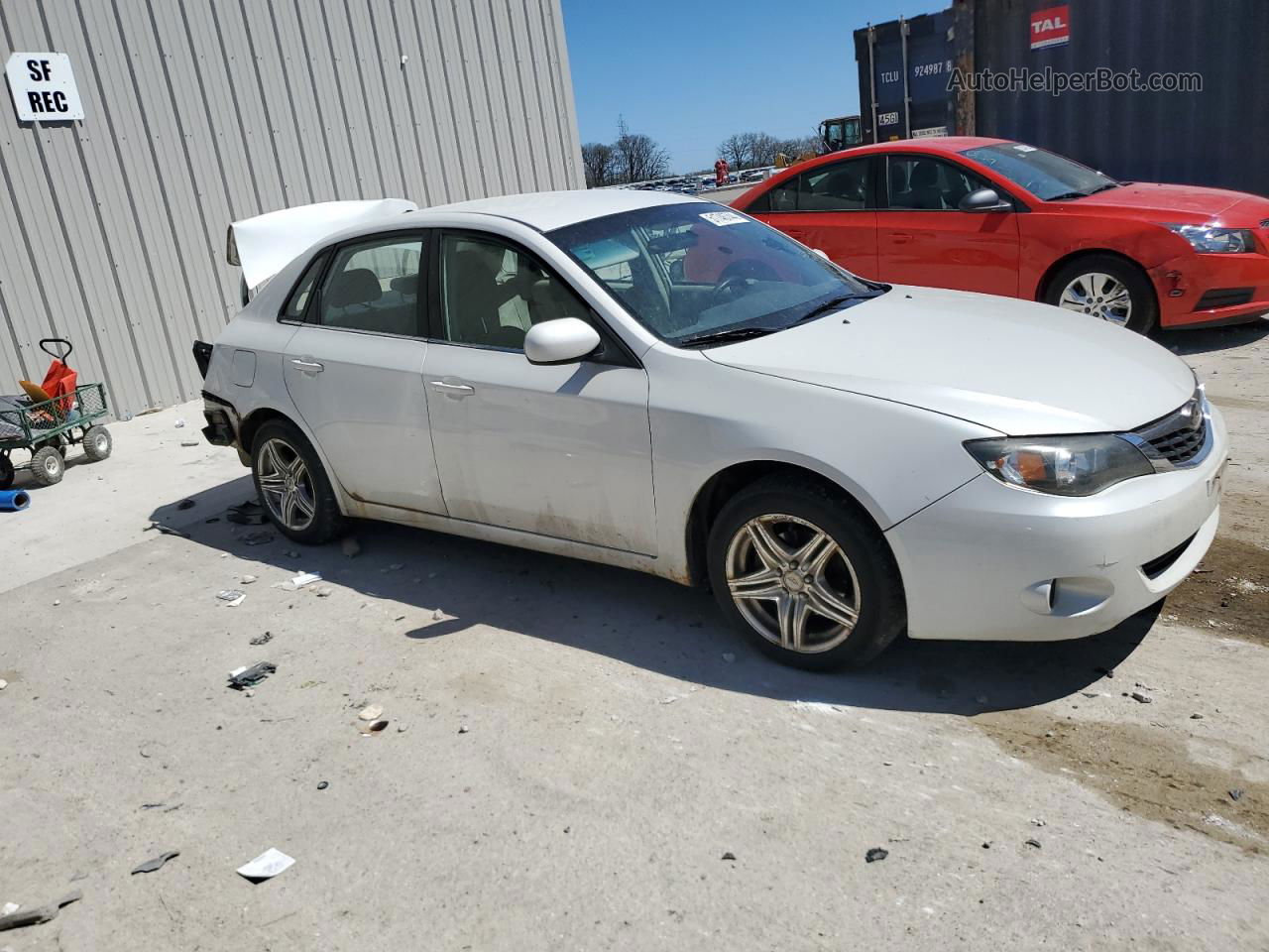 2009 Subaru Impreza 2.5i Белый vin: JF1GE61689G517157