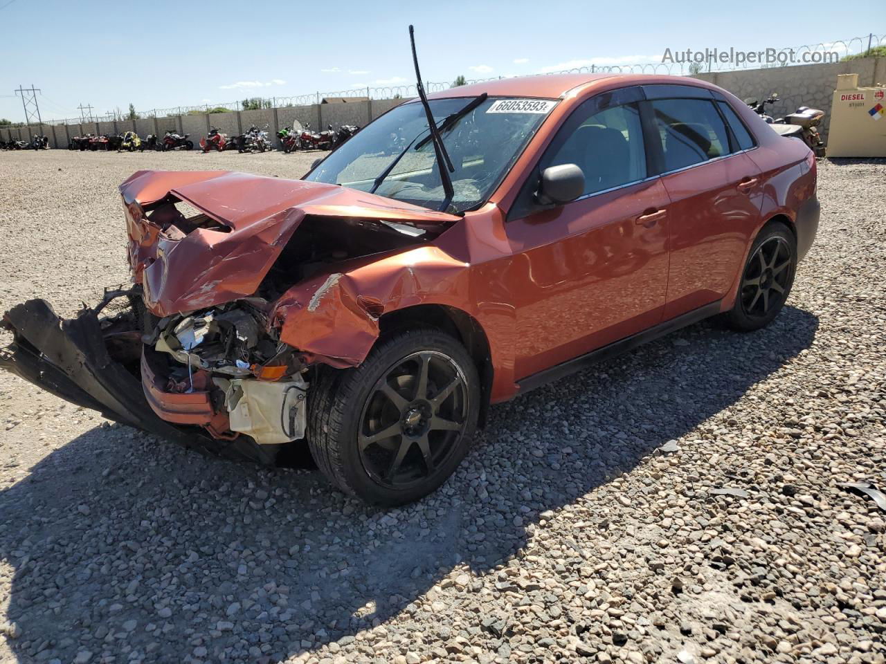 2009 Subaru Impreza 2.5i Orange vin: JF1GE61689H500613