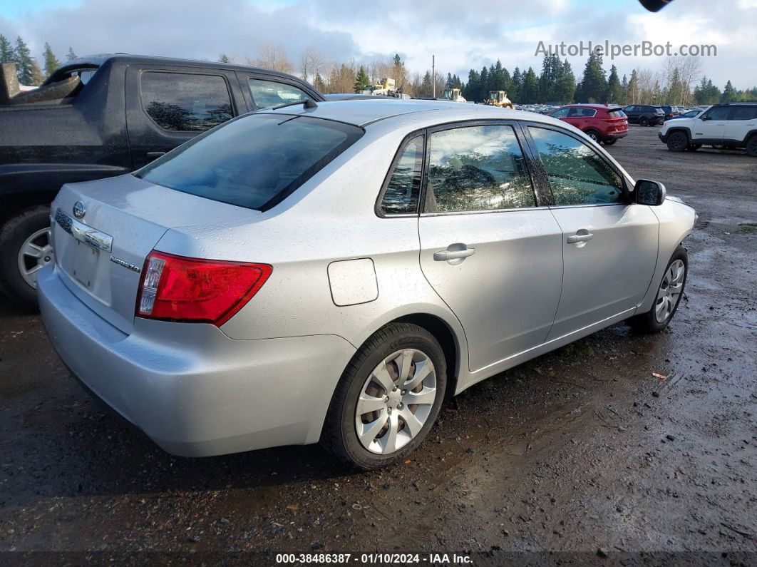 2009 Subaru Impreza 2.5i Silver vin: JF1GE61699G512551