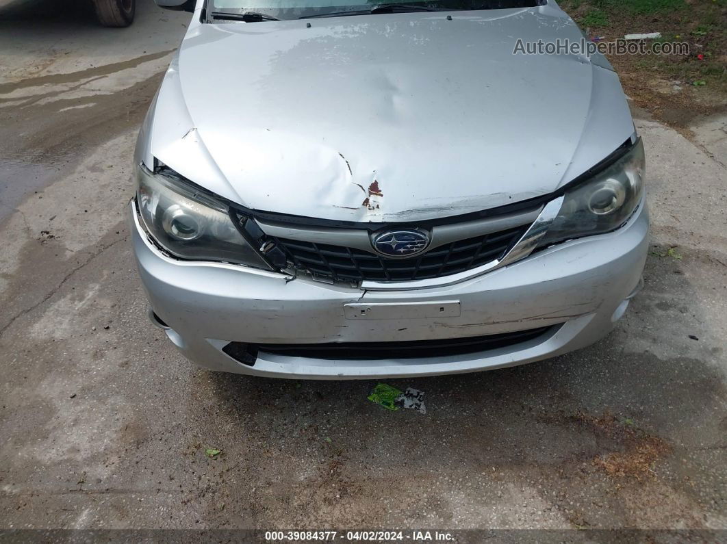 2009 Subaru Impreza 2.5i Silver vin: JF1GE61699H508364