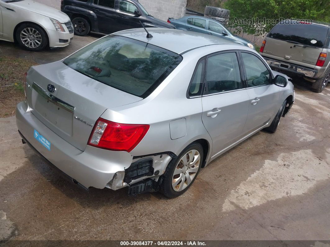 2009 Subaru Impreza 2.5i Silver vin: JF1GE61699H508364