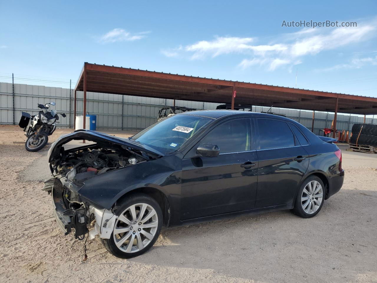 2009 Subaru Impreza 2.5 Gt Black vin: JF1GE74659H516950