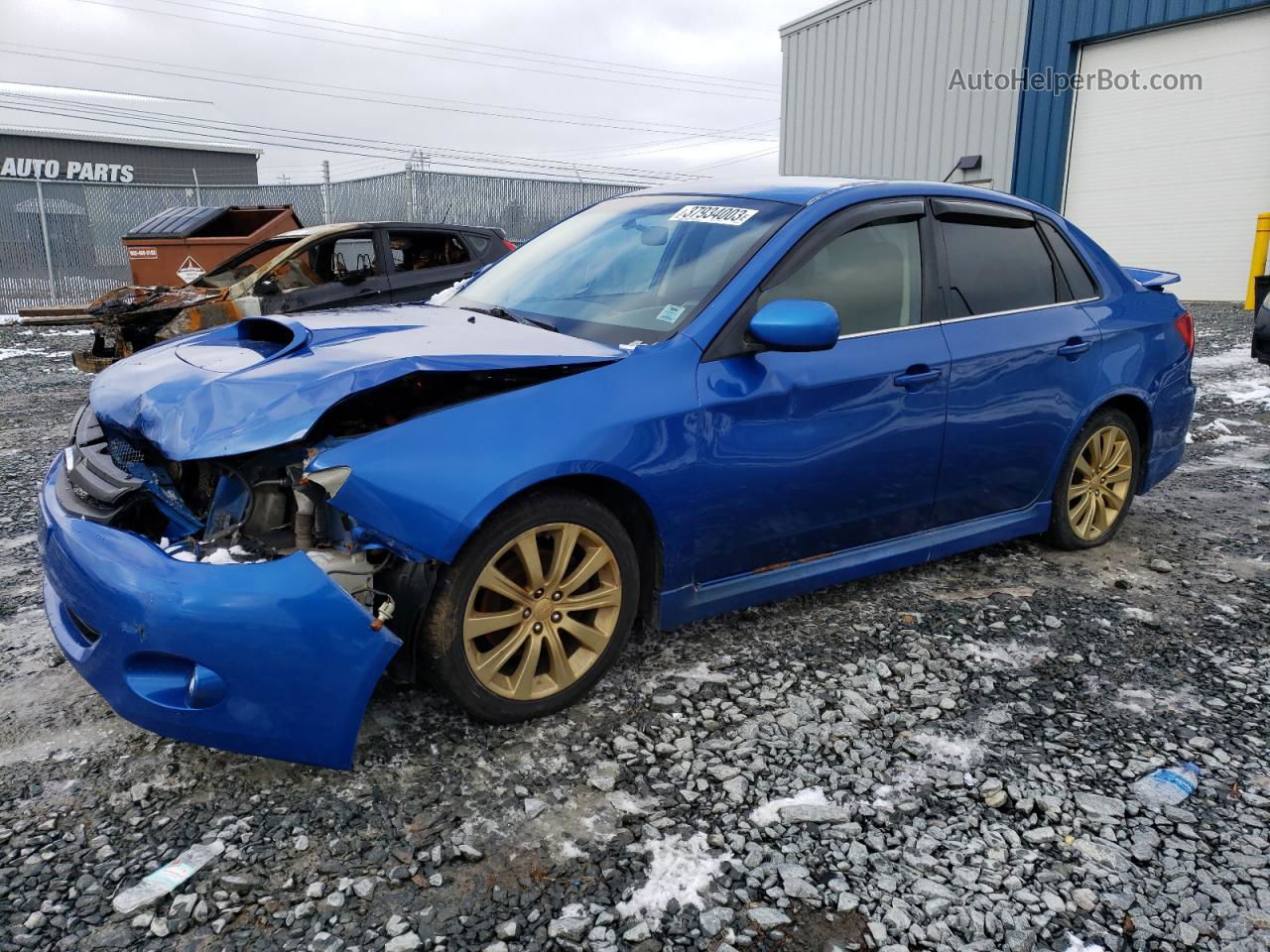 2009 Subaru Impreza 2.5 Gt Синий vin: JF1GE75659G507301