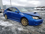 2009 Subaru Impreza 2.5 Gt Blue vin: JF1GE75659G507301