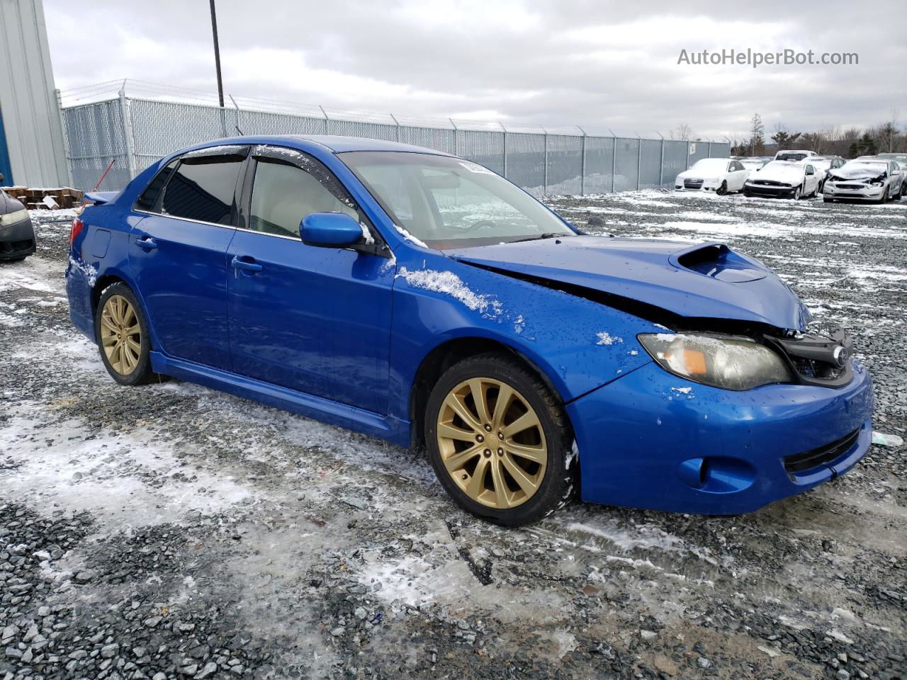 2009 Subaru Impreza 2.5 Gt Синий vin: JF1GE75659G507301