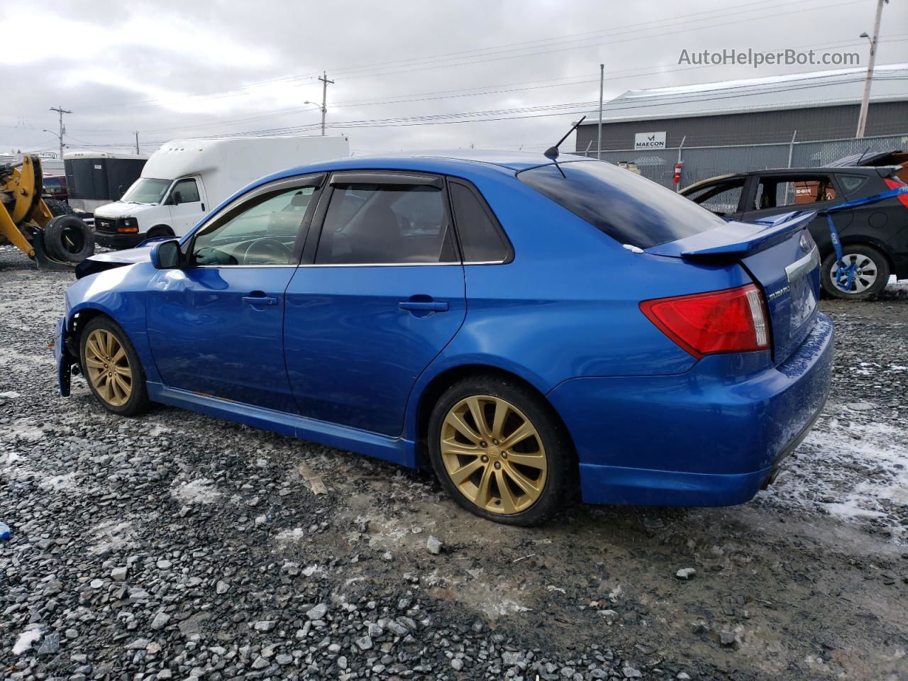 2009 Subaru Impreza 2.5 Gt Синий vin: JF1GE75659G507301