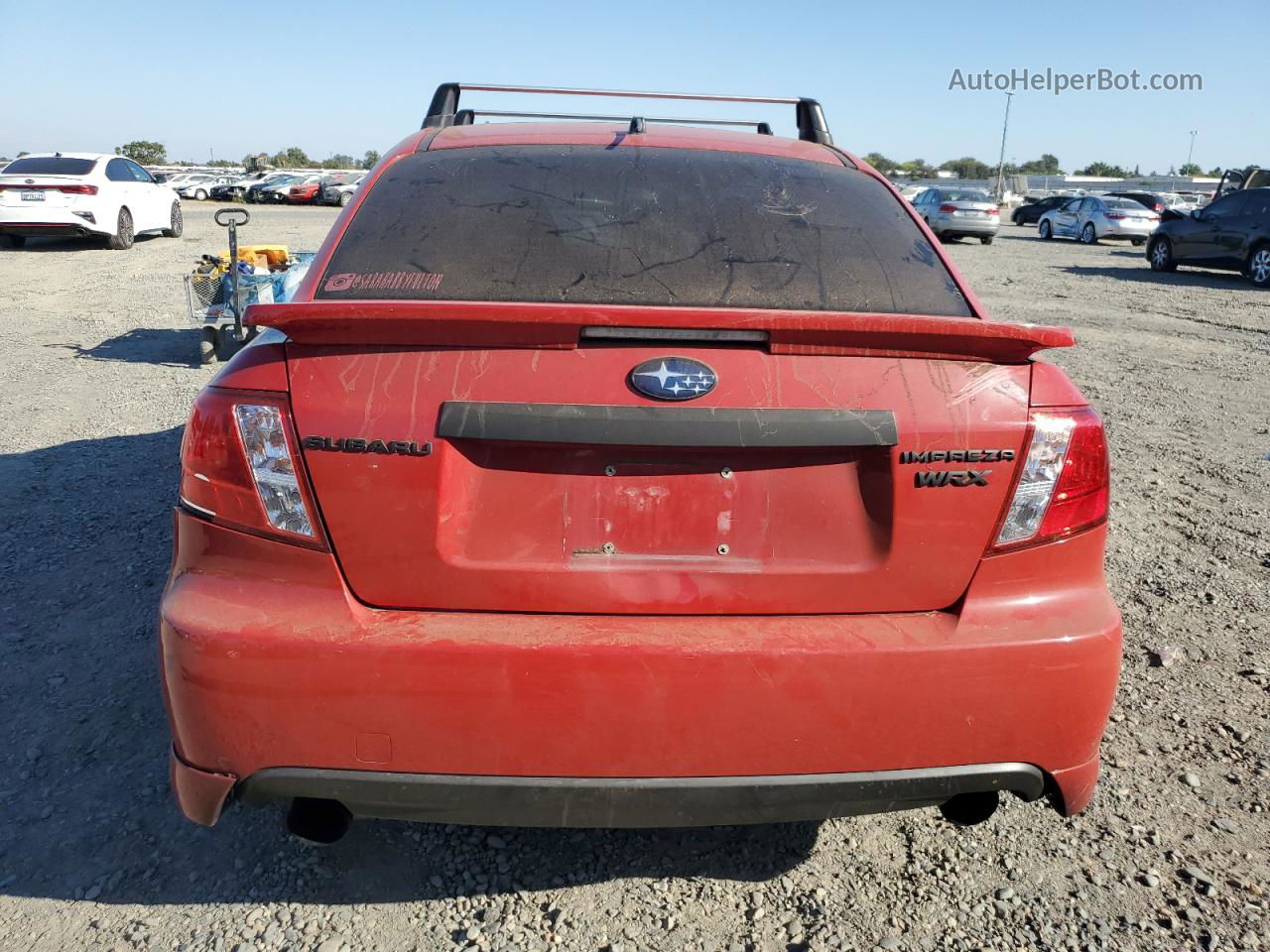 2009 Subaru Impreza Wrx Red vin: JF1GE76629G502782