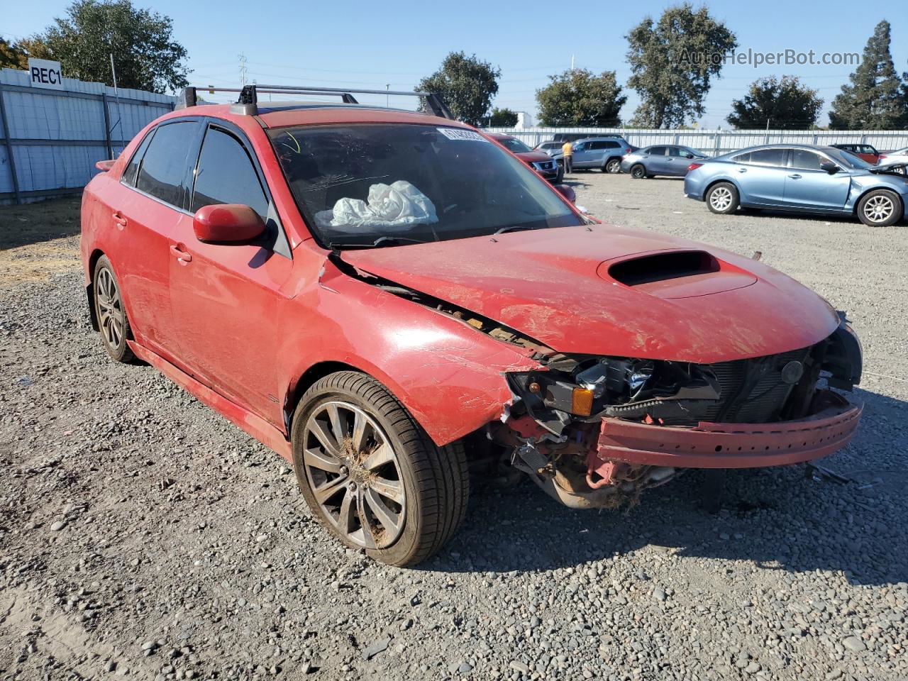 2009 Subaru Impreza Wrx Red vin: JF1GE76629G502782