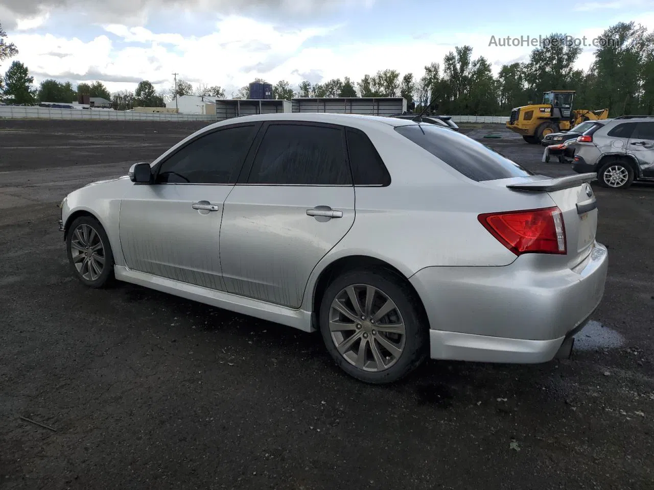 2009 Subaru Impreza Wrx Silver vin: JF1GE76629G508243