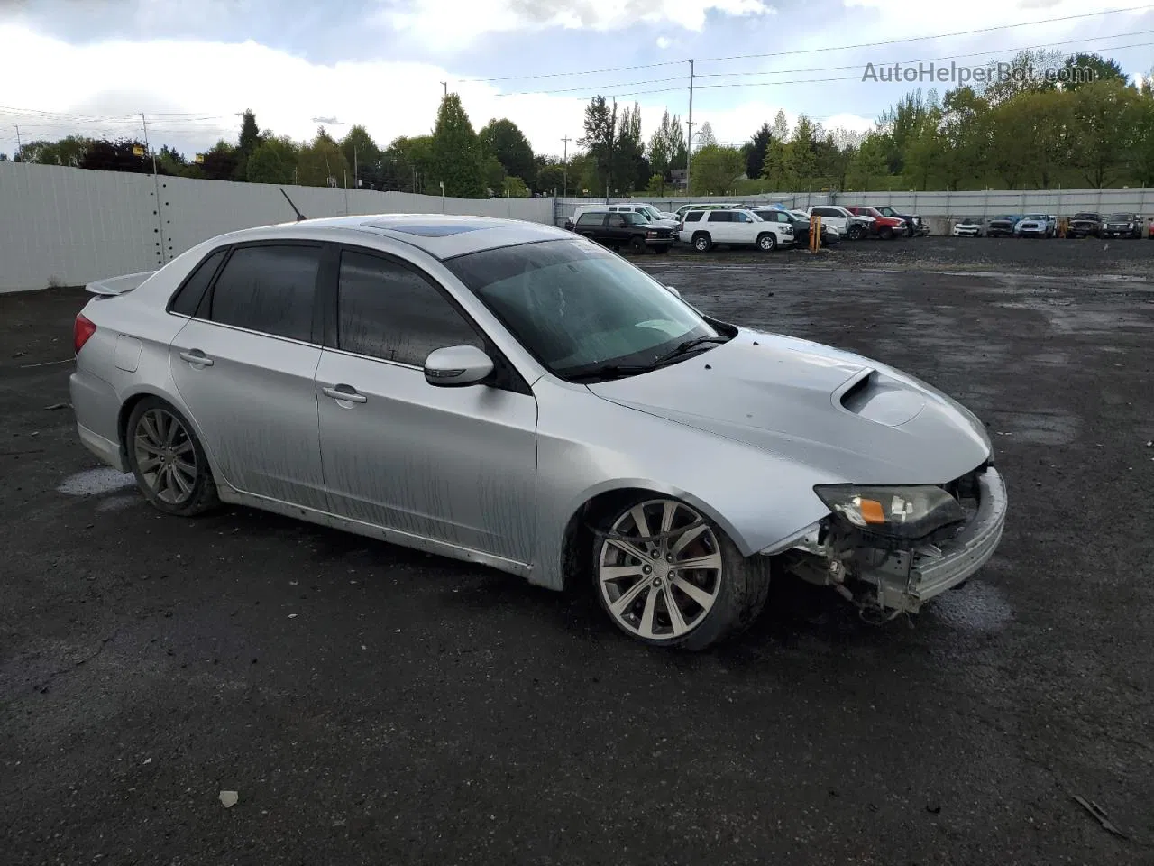 2009 Subaru Impreza Wrx Silver vin: JF1GE76629G508243