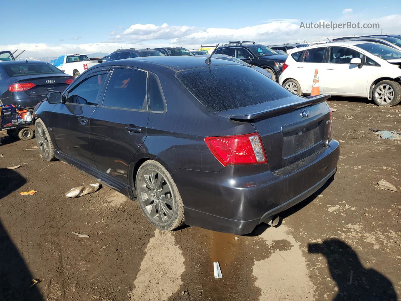 2009 Subaru Impreza Wrx Черный vin: JF1GE76649G522385