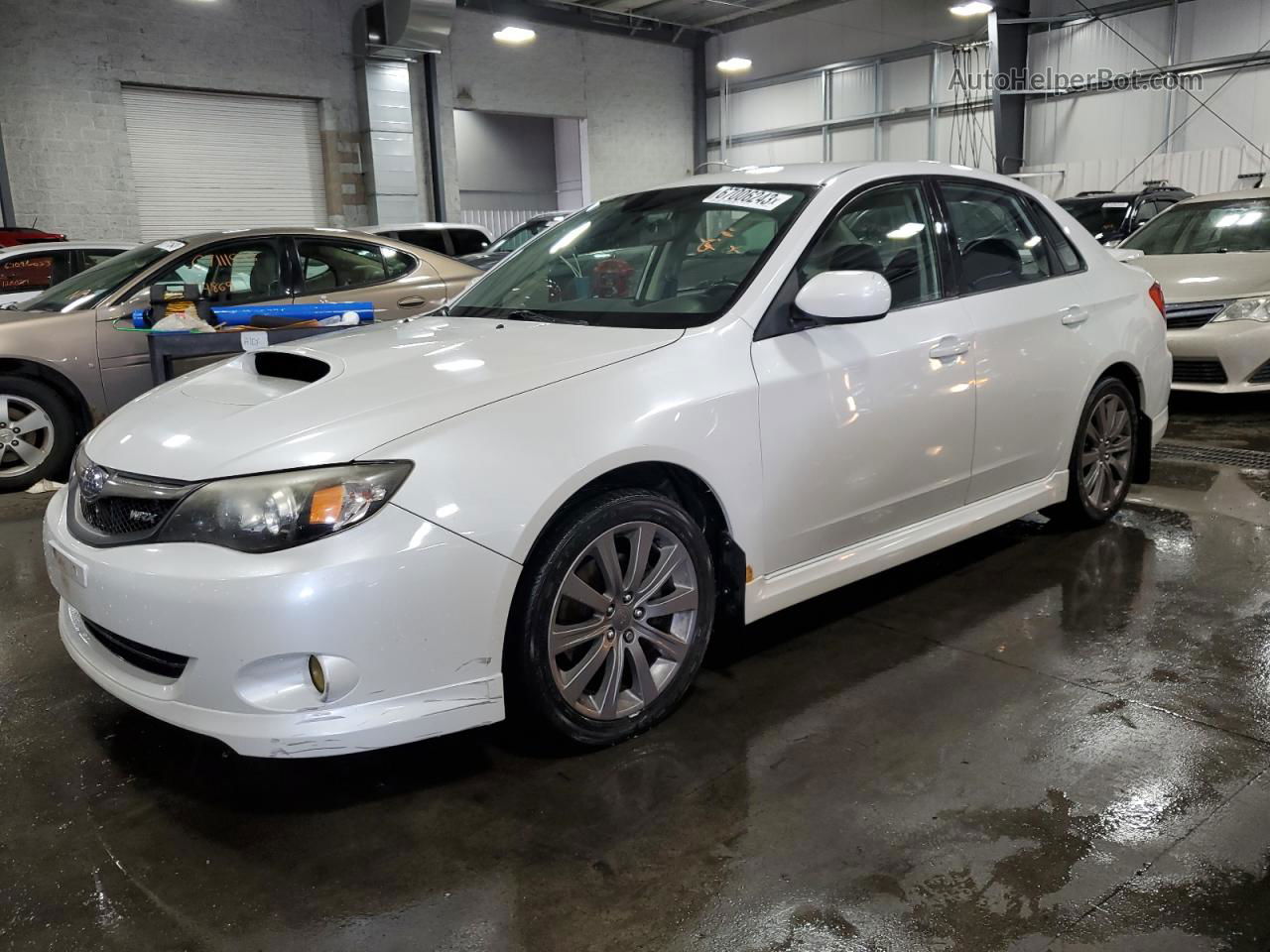 2009 Subaru Impreza Wrx White vin: JF1GE76679G505144