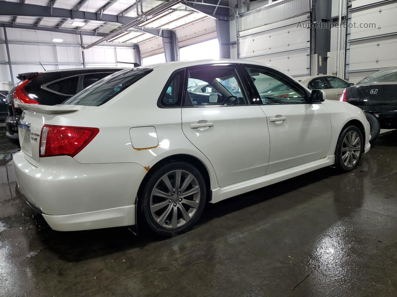 2009 Subaru Impreza Wrx White vin: JF1GE76679G505144