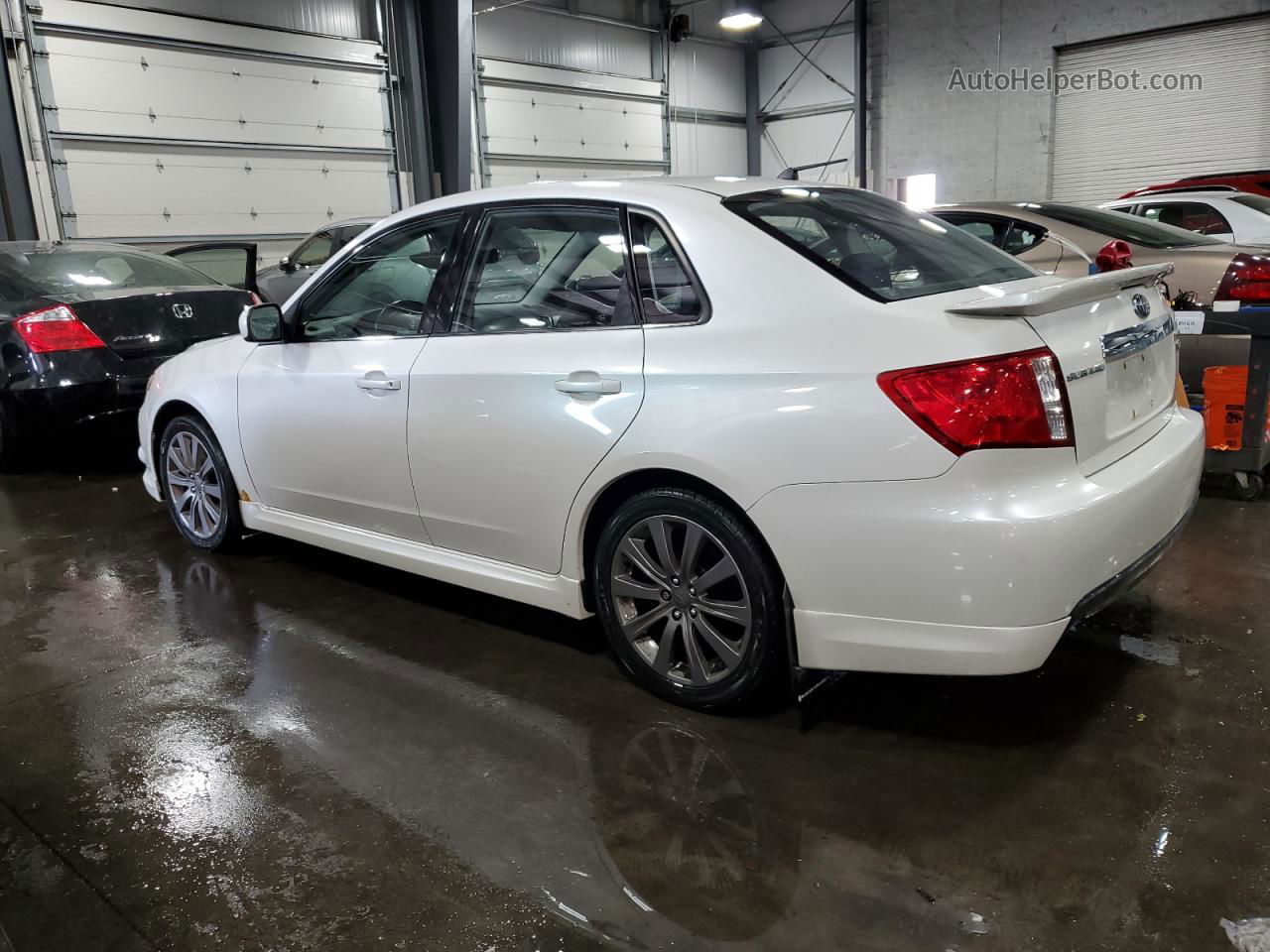 2009 Subaru Impreza Wrx White vin: JF1GE76679G505144