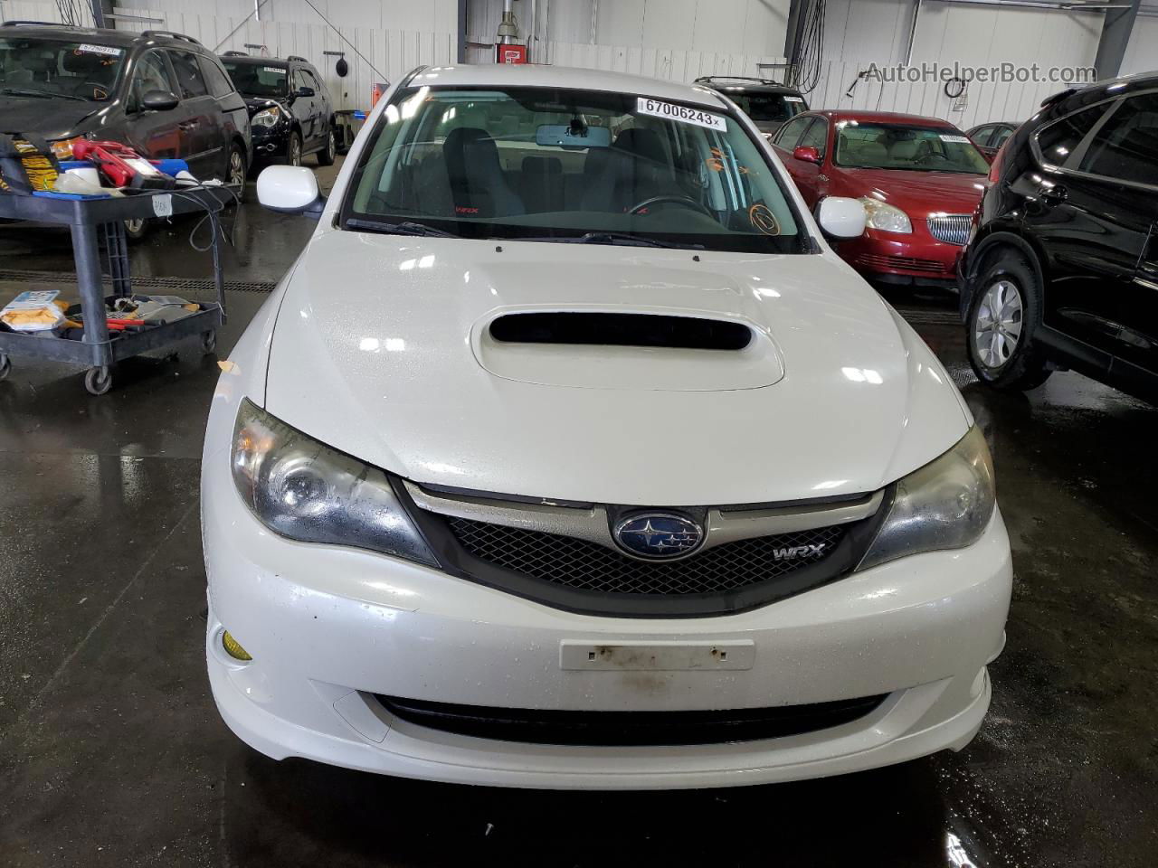 2009 Subaru Impreza Wrx White vin: JF1GE76679G505144