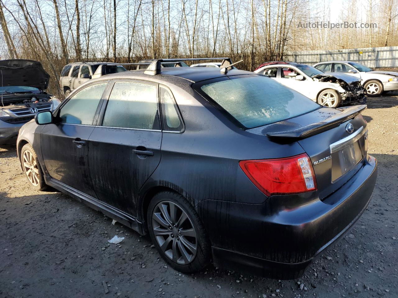 2009 Subaru Impreza Wrx Черный vin: JF1GE76679G507461