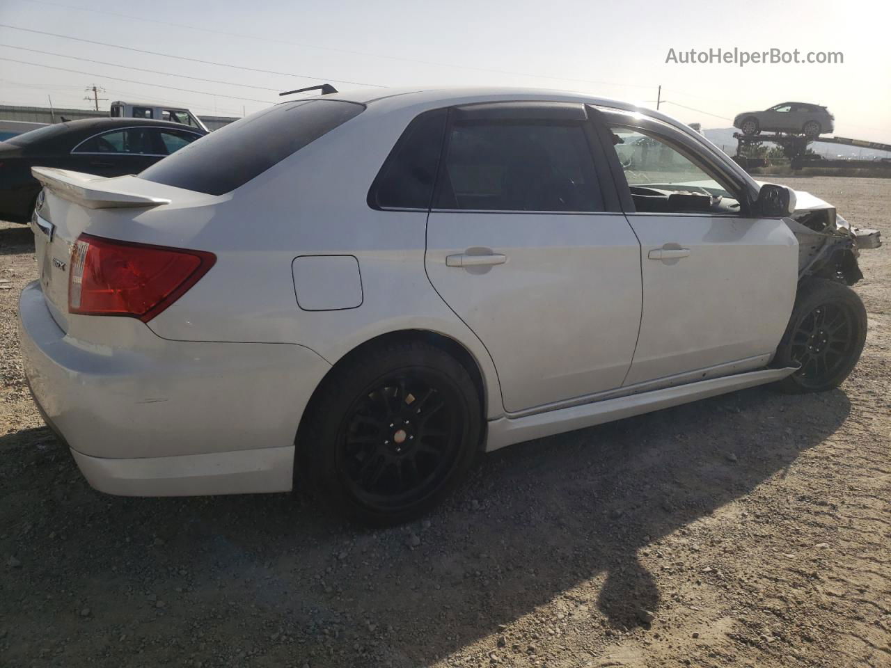 2009 Subaru Impreza Wrx White vin: JF1GE76689G505945