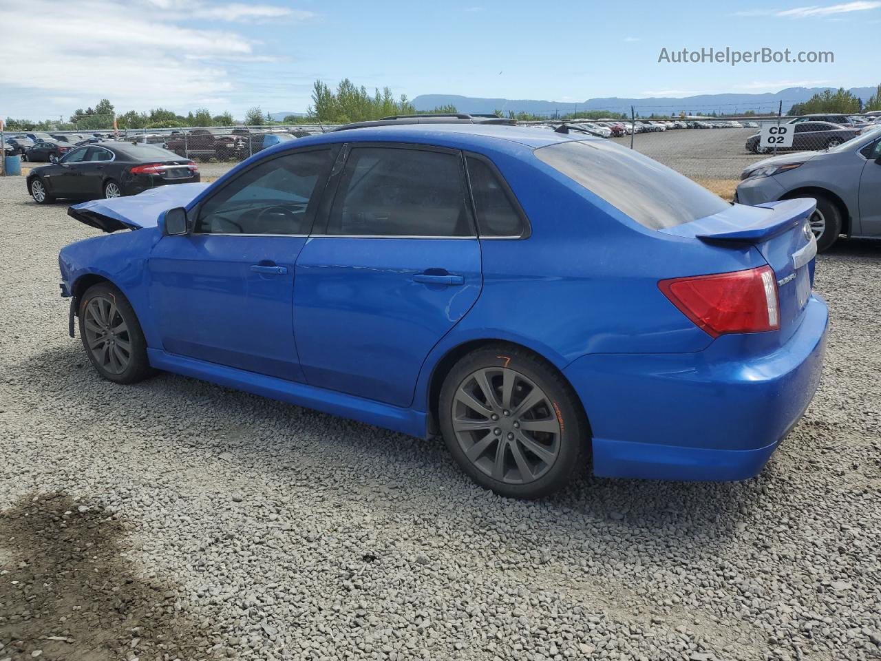 2009 Subaru Impreza Wrx Blue vin: JF1GE76699G513990