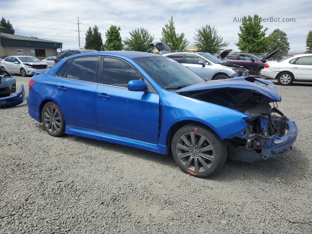 2009 Subaru Impreza Wrx Blue vin: JF1GE76699G513990