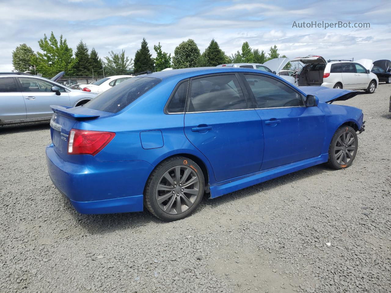 2009 Subaru Impreza Wrx Blue vin: JF1GE76699G513990