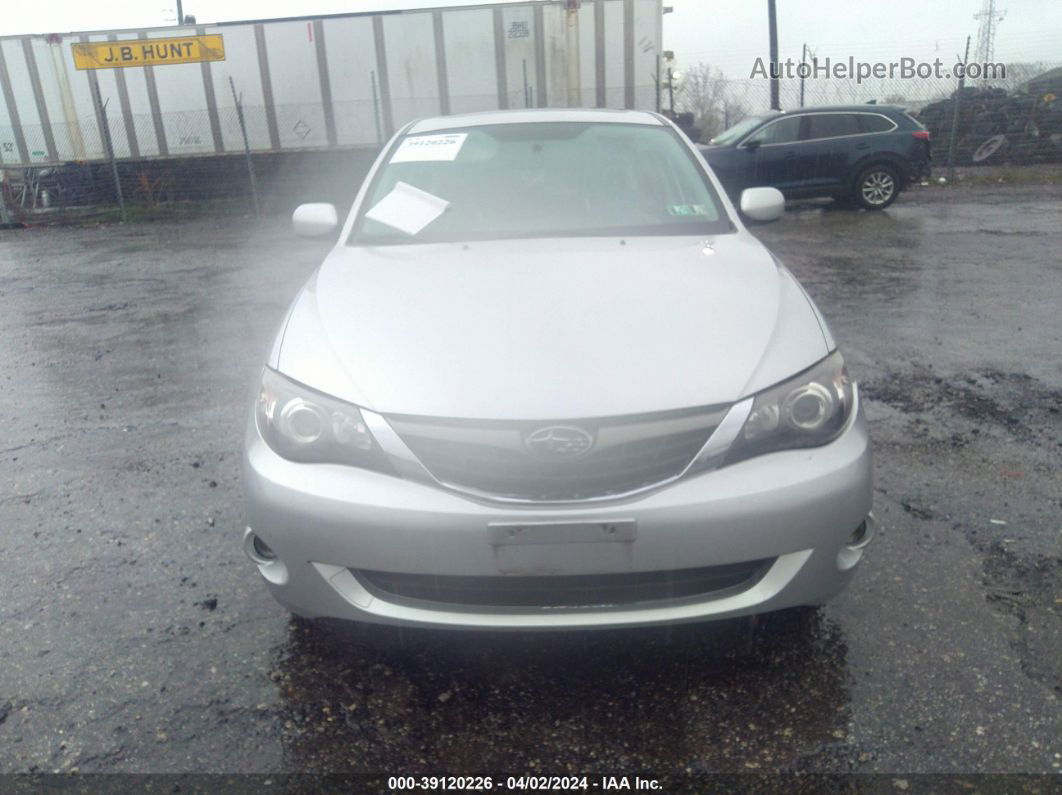 2009 Subaru Impreza 2.5i Silver vin: JF1GH60609G822211