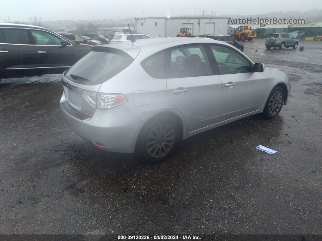 2009 Subaru Impreza 2.5i Silver vin: JF1GH60609G822211