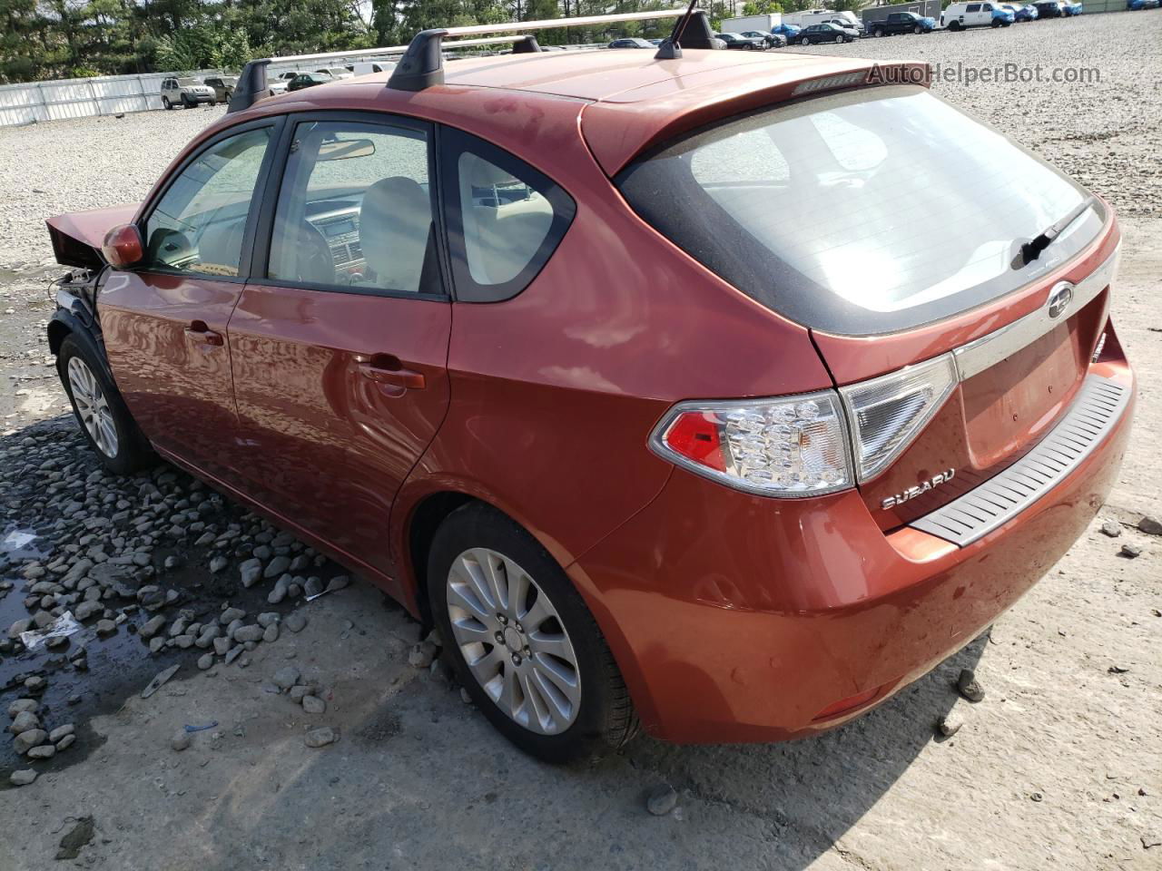 2009 Subaru Impreza 2.5i Premium Burgundy vin: JF1GH60619H802219