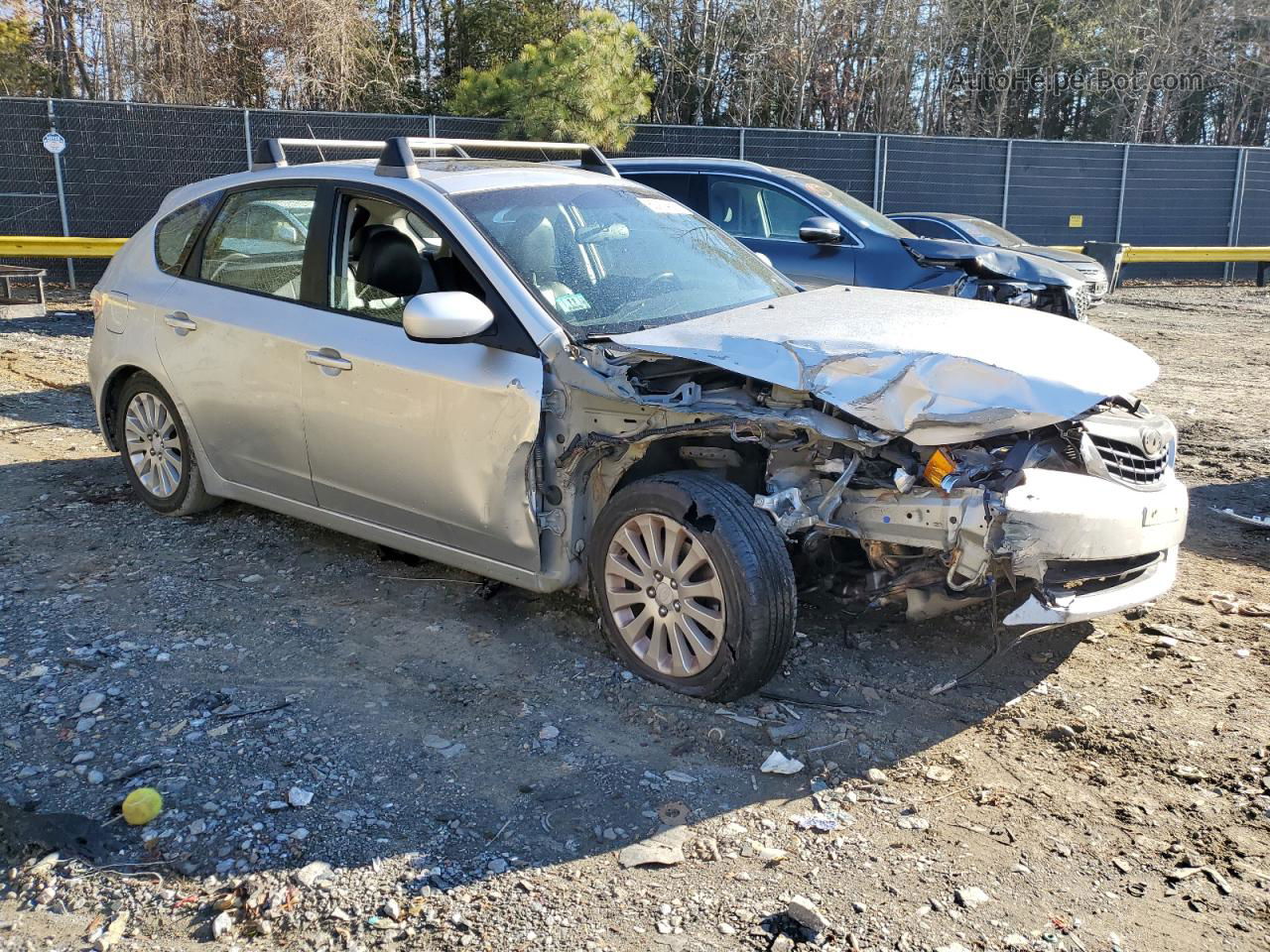 2009 Subaru Impreza 2.5i Premium Silver vin: JF1GH60649H813537