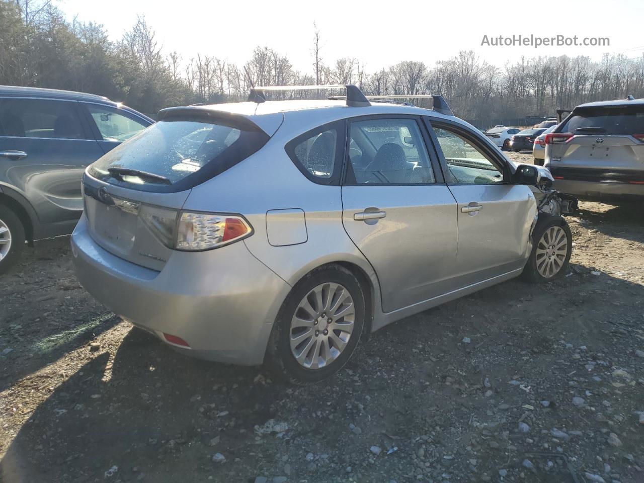 2009 Subaru Impreza 2.5i Premium Silver vin: JF1GH60649H813537