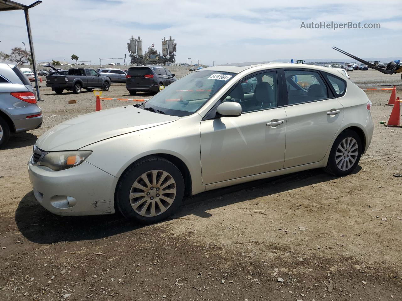 2009 Subaru Impreza 2.5i Premium Tan vin: JF1GH60659H807813