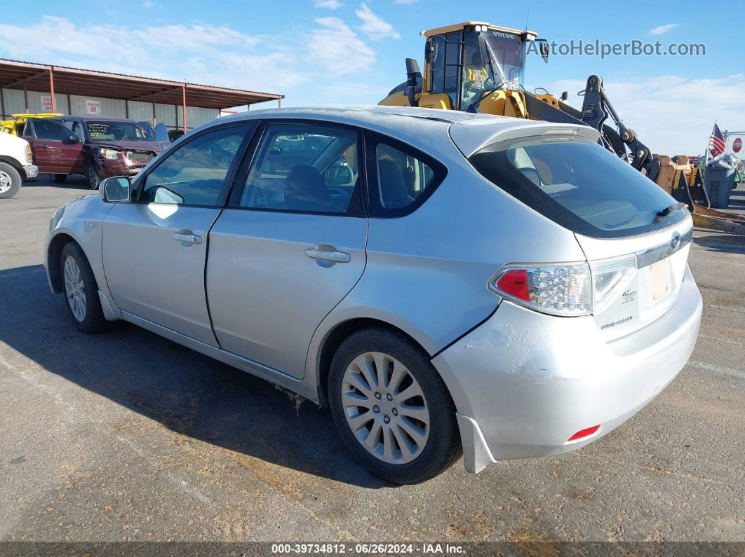 2009 Subaru Impreza 2.5i Silver vin: JF1GH60699H805109