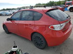 2009 Subaru Impreza 2.5i Premium Red vin: JF1GH60699H819088