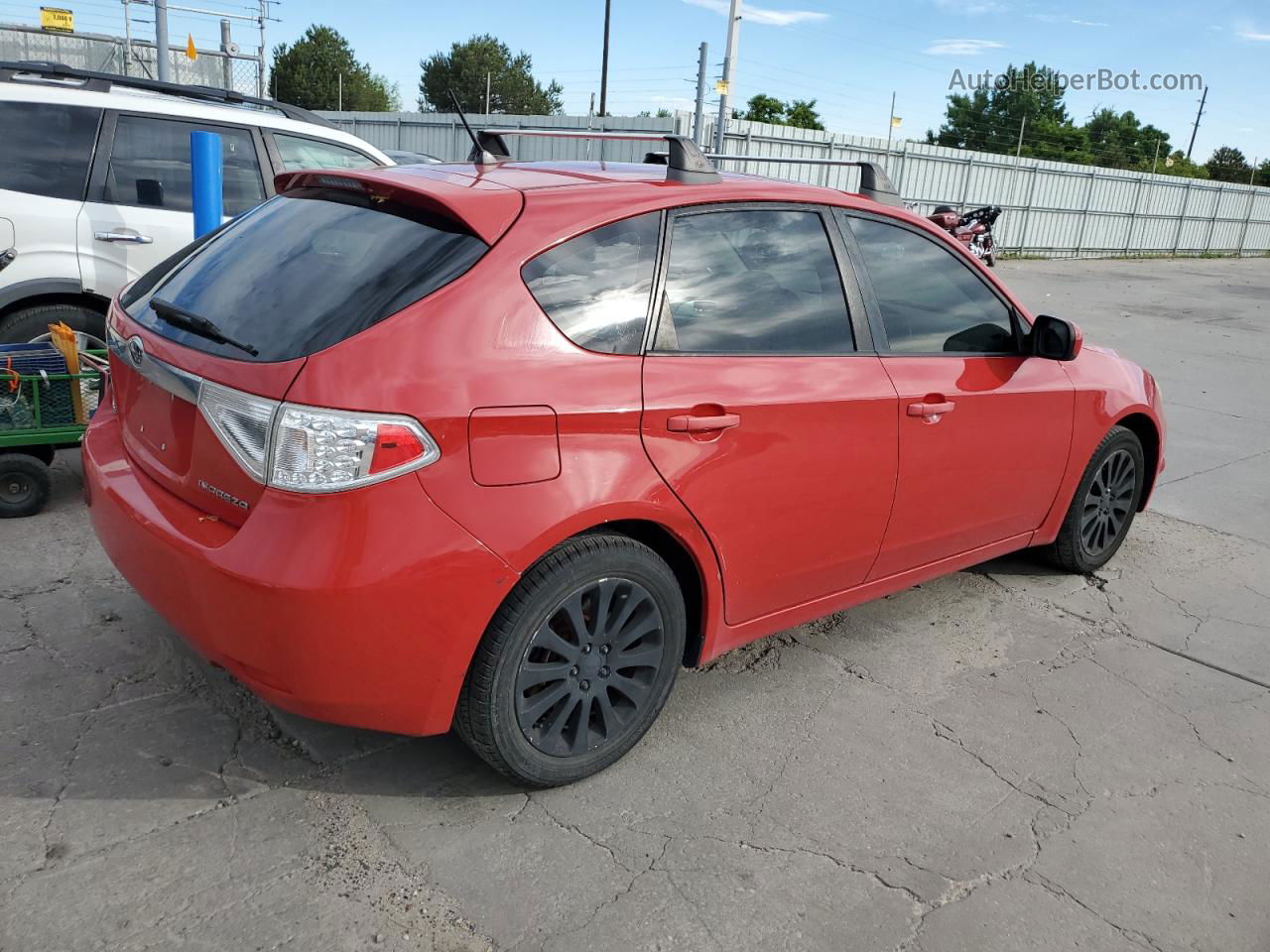 2009 Subaru Impreza 2.5i Premium Red vin: JF1GH60699H819088