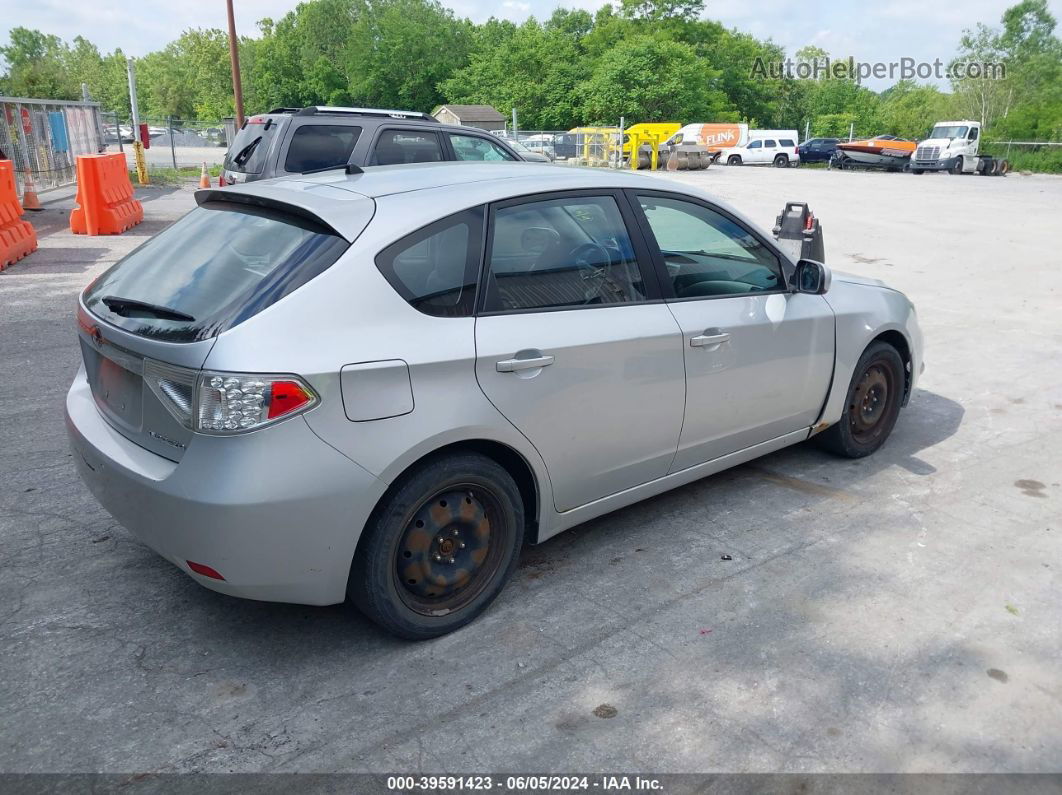 2009 Subaru Impreza 2.5i Silver vin: JF1GH61609G809425