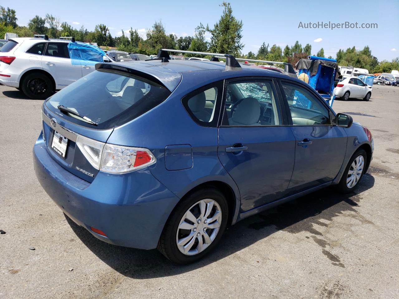 2009 Subaru Impreza 2.5i Blue vin: JF1GH61629H816161