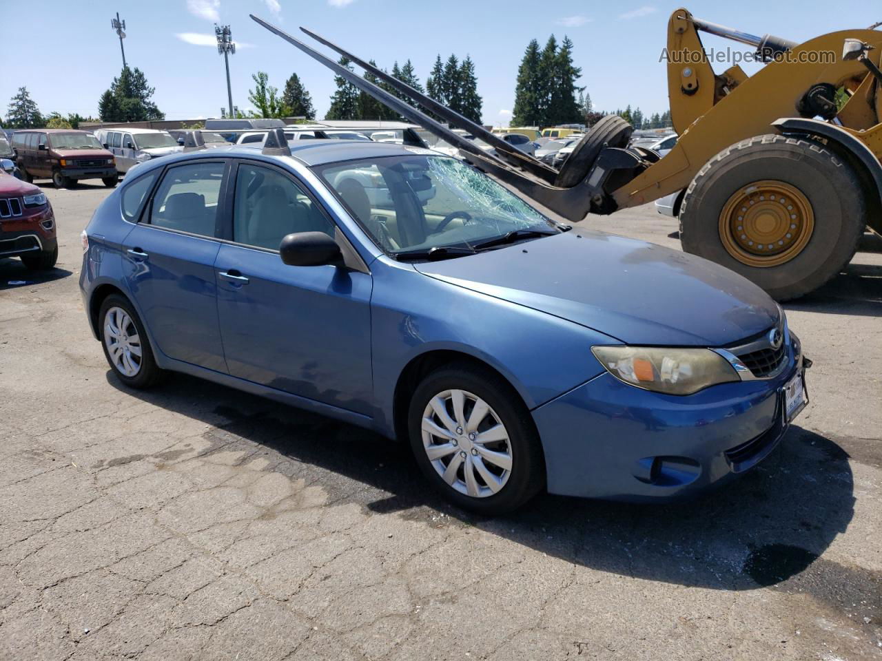 2009 Subaru Impreza 2.5i Синий vin: JF1GH61629H816161