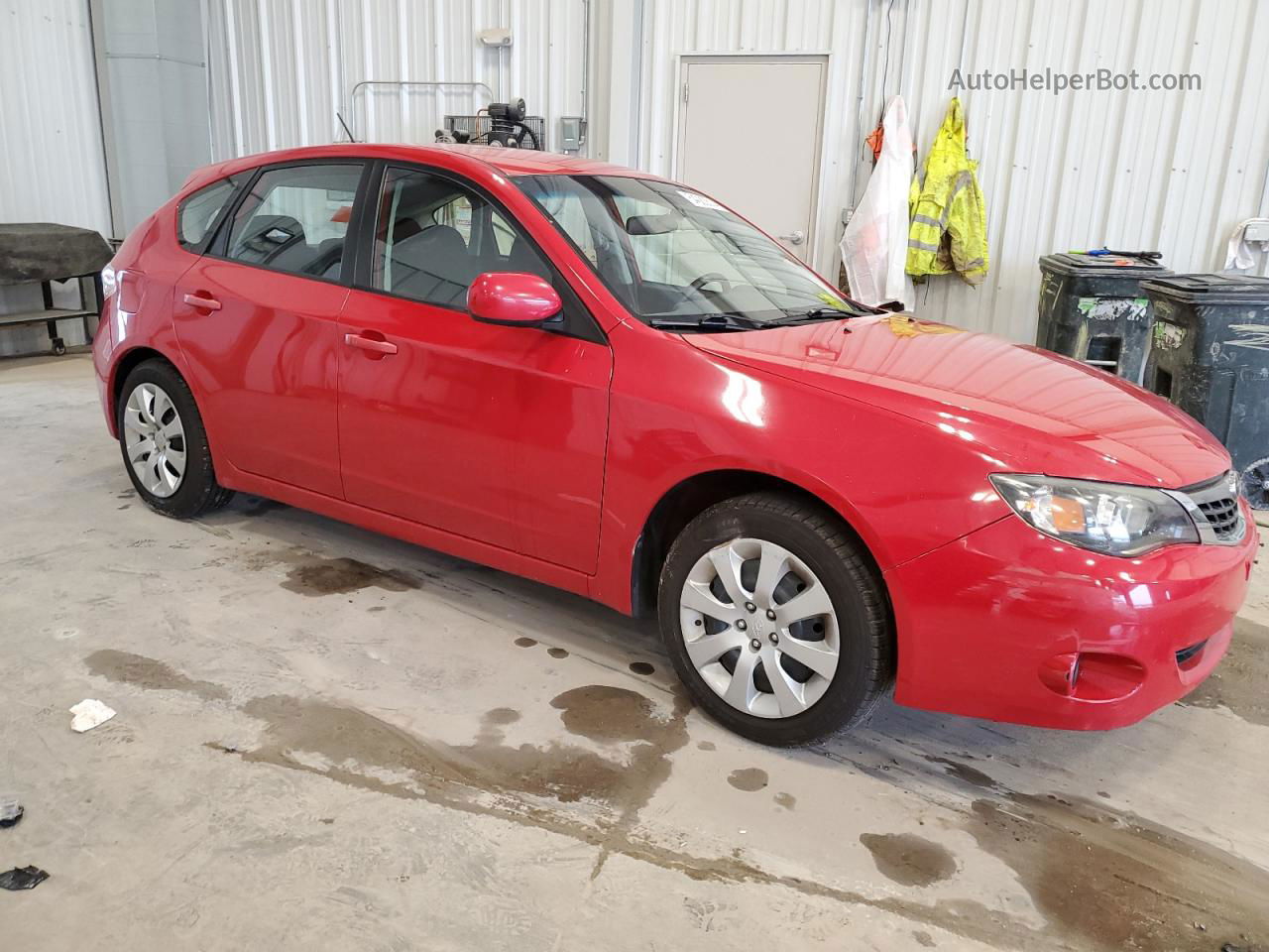 2009 Subaru Impreza 2.5i Red vin: JF1GH61629H817875