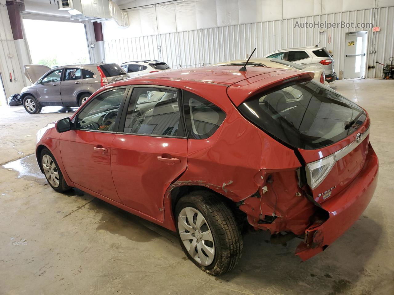 2009 Subaru Impreza 2.5i Red vin: JF1GH61629H817875