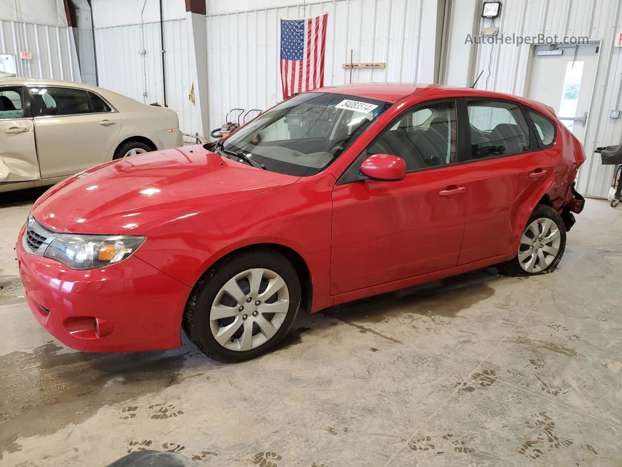 2009 Subaru Impreza 2.5i Red vin: JF1GH61629H817875