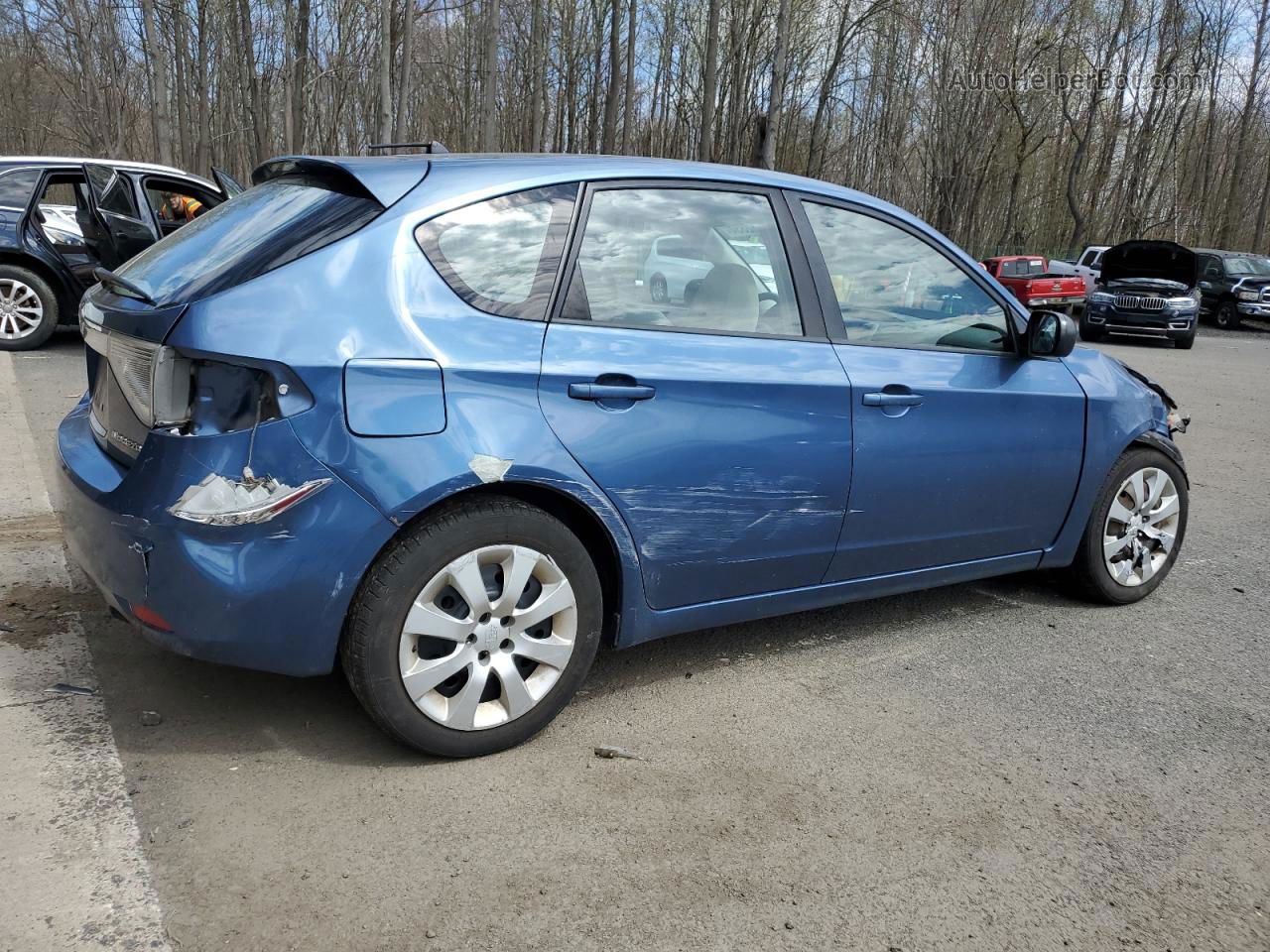 2009 Subaru Impreza 2.5i Синий vin: JF1GH61639H815360