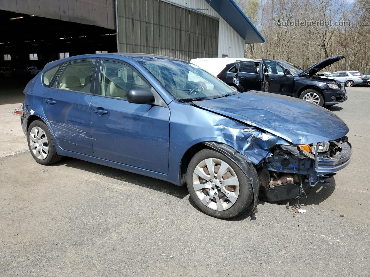 2009 Subaru Impreza 2.5i Синий vin: JF1GH61639H815360