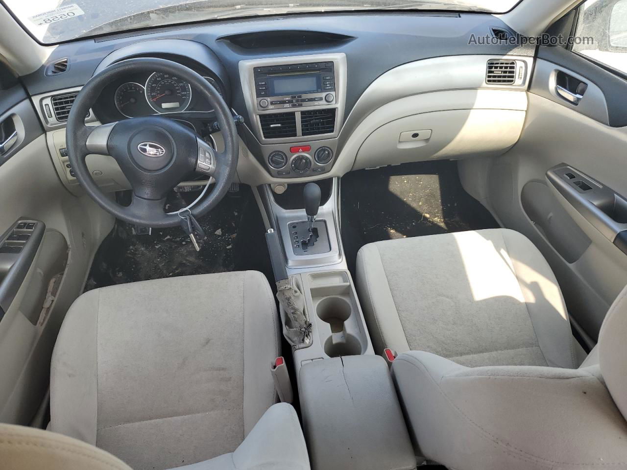 2009 Subaru Impreza 2.5i Черный vin: JF1GH61639H817321