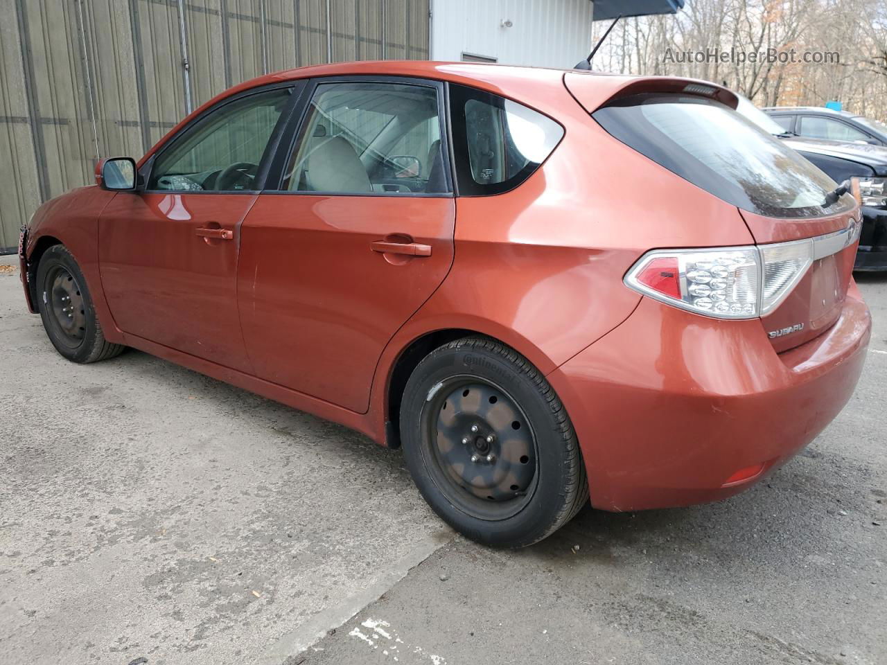 2009 Subaru Impreza 2.5i Orange vin: JF1GH61649H805078