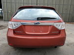 2009 Subaru Impreza 2.5i Orange vin: JF1GH61649H805078