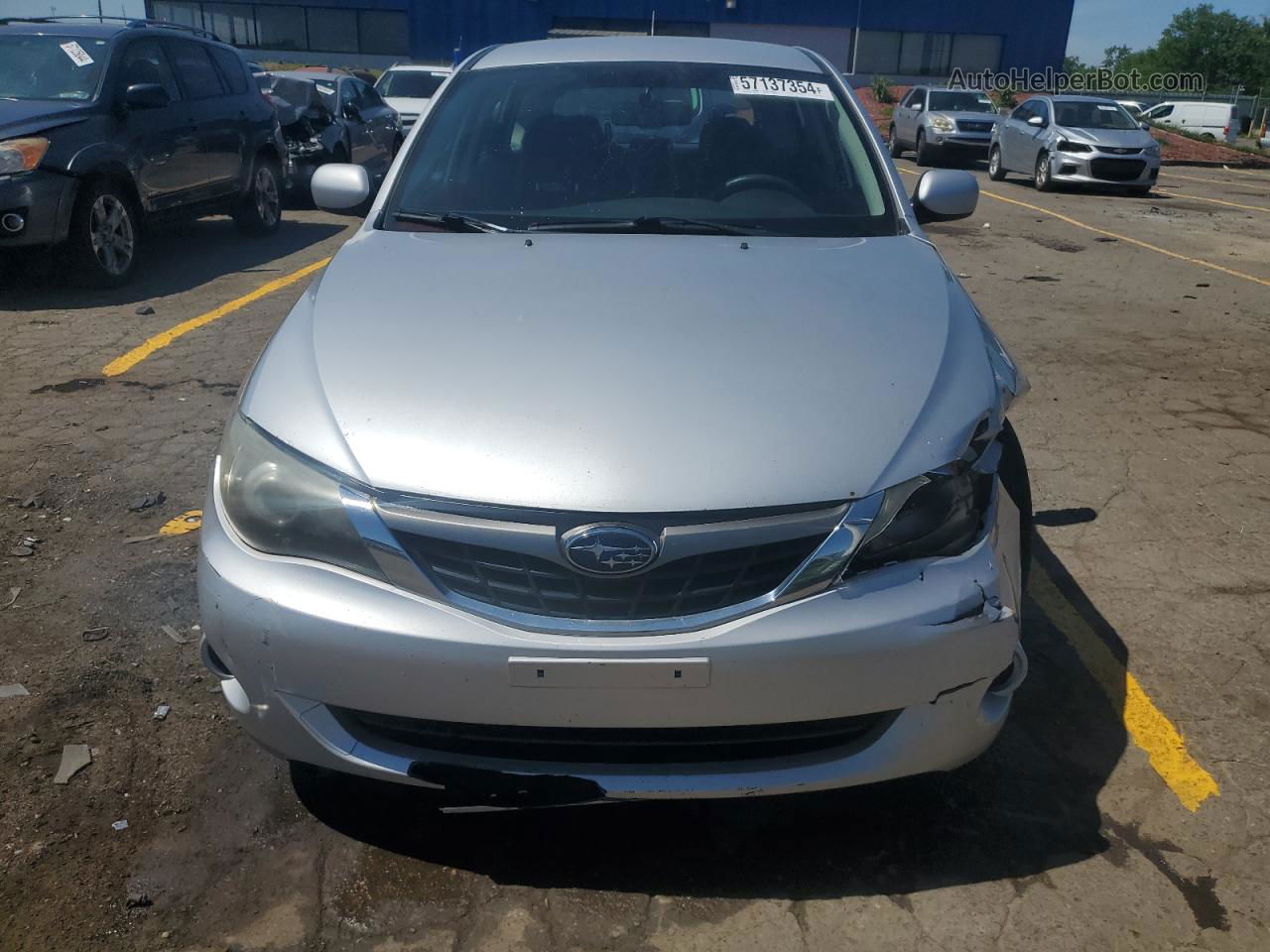 2009 Subaru Impreza 2.5i Silver vin: JF1GH61649H806134