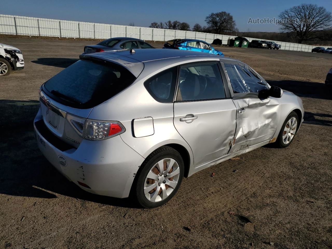 2009 Subaru Impreza 2.5i Silver vin: JF1GH61649H806344