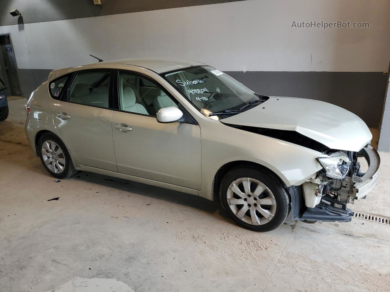 2009 Subaru Impreza 2.5i Tan vin: JF1GH61669G803029